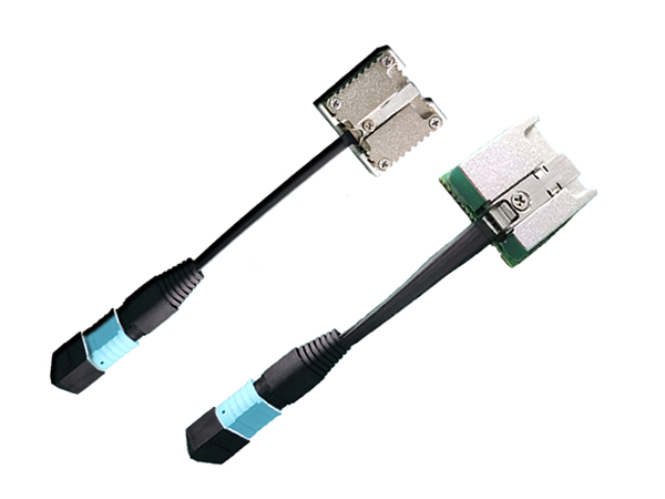Gecko Structure tail fiber interchangeable parallel optical Transceiver